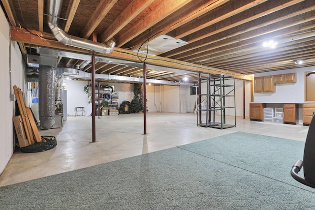 1200 Willow Rd, Springfield, OH 45502 - view of unfinished below grade area