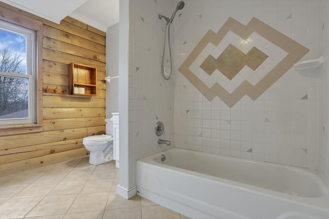 7760 Township Rd 177, Fredericktown, OH 43019 - full bathroom with shower / bathtub combination, toilet, and tile patterned flooring