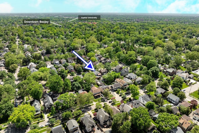 2454 Seneca Park Pl, Columbus, OH 43209 - aerial view of residential area featuring a forest