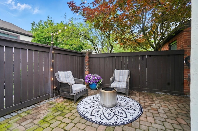 127 Saint Michelle St Unit 35B, Columbus, OH 43085 - fenced backyard with a patio