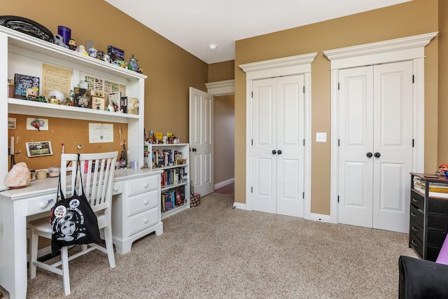 2036 Amber Wood Pl, Lancaster, OH 43130 - office featuring light colored carpet