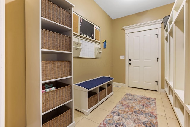 2036 Amber Wood Pl, Lancaster, OH 43130 - mudroom with tile patterned flooring and baseboards