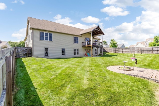 2036 Amber Wood Pl, Lancaster, OH 43130 - back of house with a wooden deck, a patio area, and a shingled roof