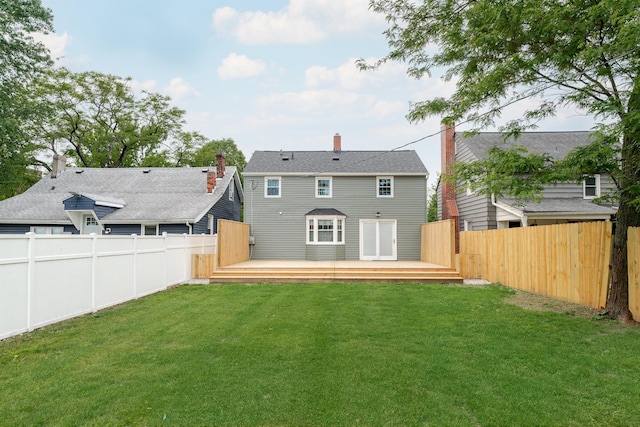 162 E Morrill Ave, Columbus, OH 43207 - rear view of property featuring a deck