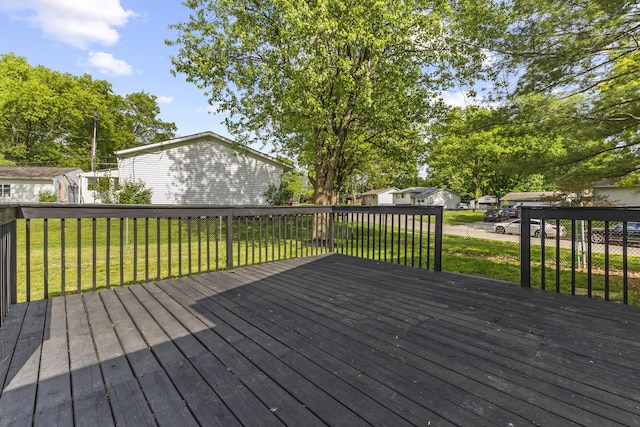 1530 Lexdale Dr, Reynoldsburg, OH 43068 - deck featuring a lawn