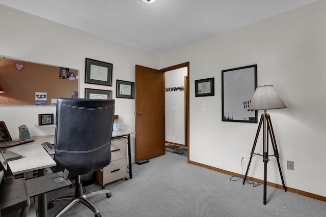 699 Cedar Run Rd NE, Newark, OH 43055 - carpeted office featuring baseboards