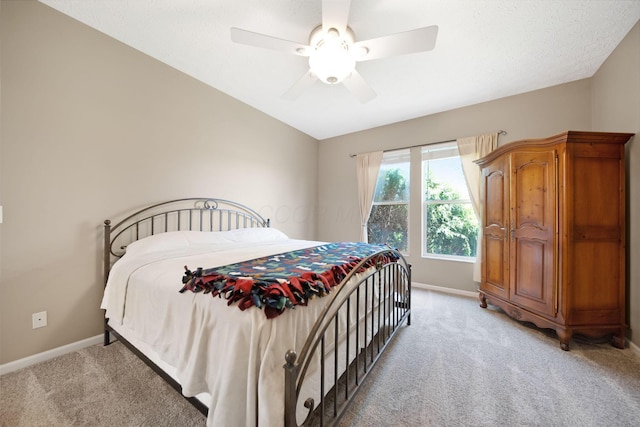 272 Trail E, Etna, OH 43062 - bedroom featuring light colored carpet, baseboards, and a ceiling fan