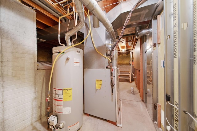 272 Trail E, Etna, OH 43062 - utility room featuring water heater