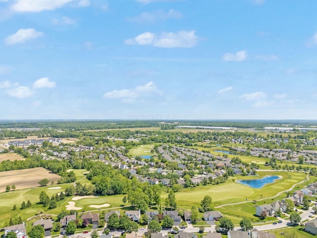 272 Trail E, Etna, OH 43062 - aerial overview of property's location featuring a nearby body of water, a local golf course, and nearby suburban area