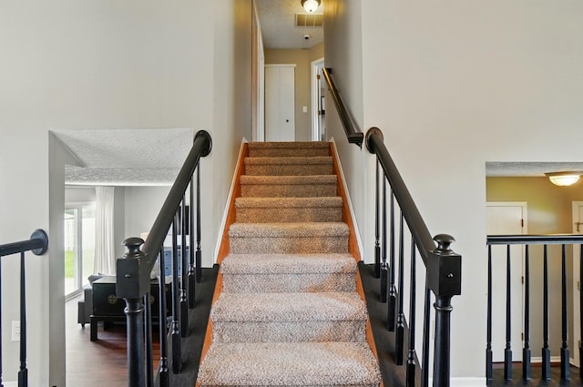 7221 Dewfall Dr, Reynoldsburg, OH 43068 - stairway with wood finished floors