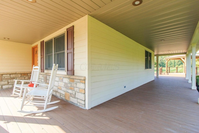 8270 Windy Hollow Rd, Johnstown, OH 43031 - view of porch