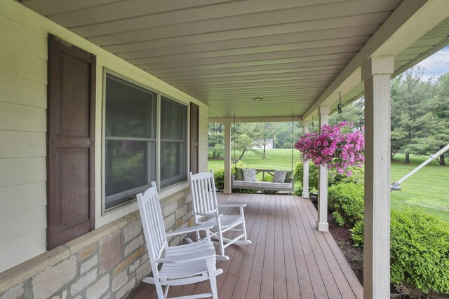 8270 Windy Hollow Rd, Johnstown, OH 43031 - view of porch