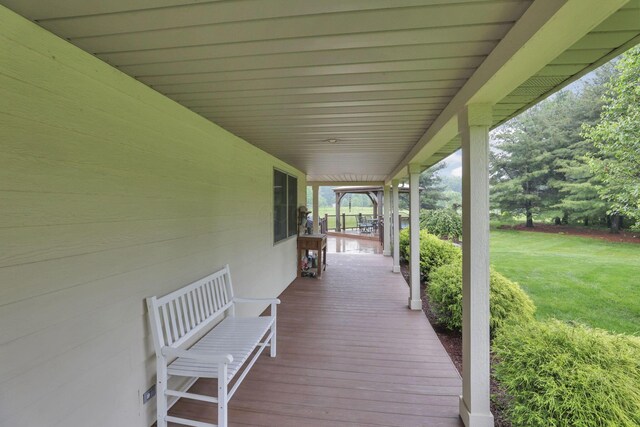 8270 Windy Hollow Rd, Johnstown, OH 43031 - porch with a yard