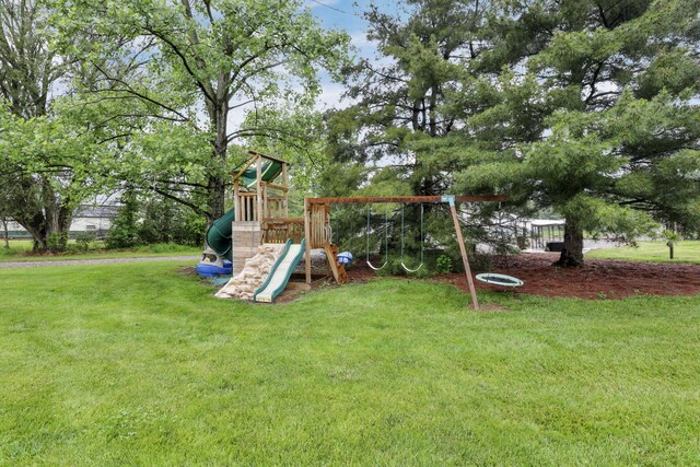 8270 Windy Hollow Rd, Johnstown, OH 43031 - view of play area with a lawn