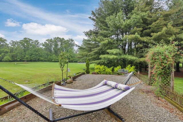 8270 Windy Hollow Rd, Johnstown, OH 43031 - view of grassy yard featuring view of scattered trees