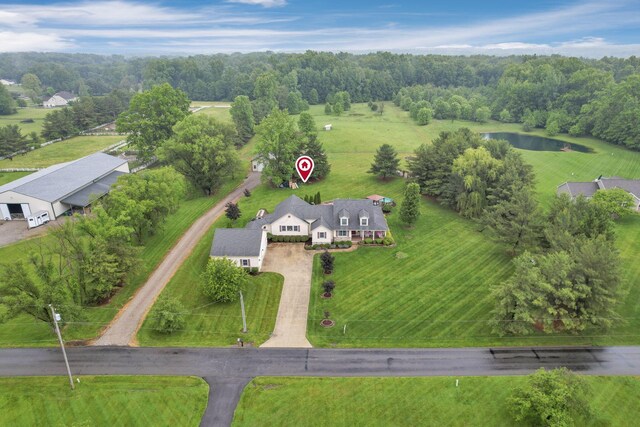 8270 Windy Hollow Rd, Johnstown, OH 43031 - view from above of property with a nearby body of water