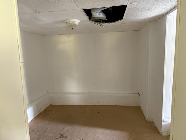 140 Sycamore St, Glouster, OH 45732 - empty room with concrete flooring