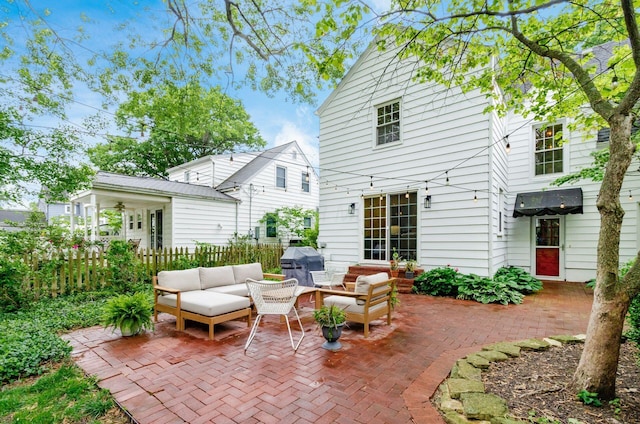 232 N Stanwood Rd, Columbus, OH 43209 - view of patio / terrace with outdoor lounge area and a grill