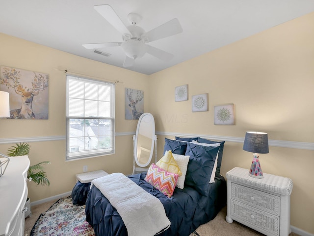 6010 Turnwood Dr Unit 703, Westerville, OH 43081 - carpeted bedroom featuring ceiling fan and baseboards