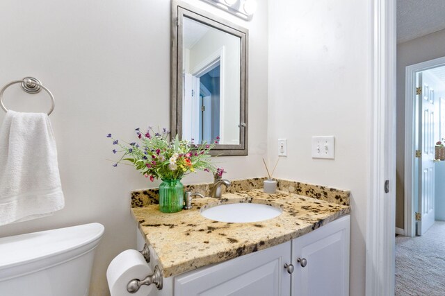 369 Highbanks Valley Ct, Newark, OH 43055 - bathroom featuring vanity and toilet