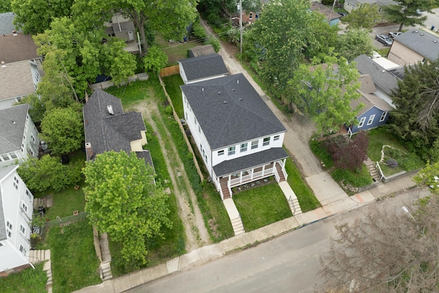 2587 Dayton Ave, Columbus, OH 43202 - aerial view of property's location with nearby suburban area