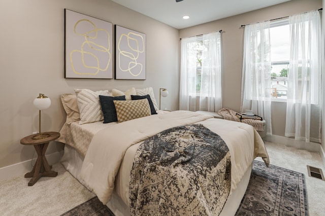 2587 Dayton Ave, Columbus, OH 43202 - carpeted bedroom with baseboards and recessed lighting