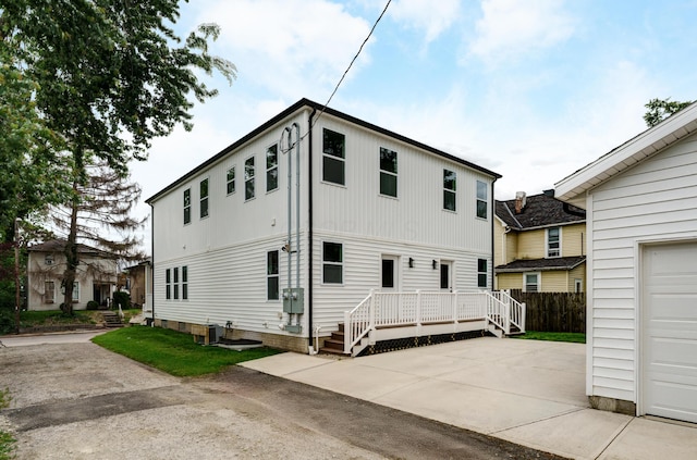 2587 Dayton Ave, Columbus, OH 43202 - rear view of house with central air condition unit