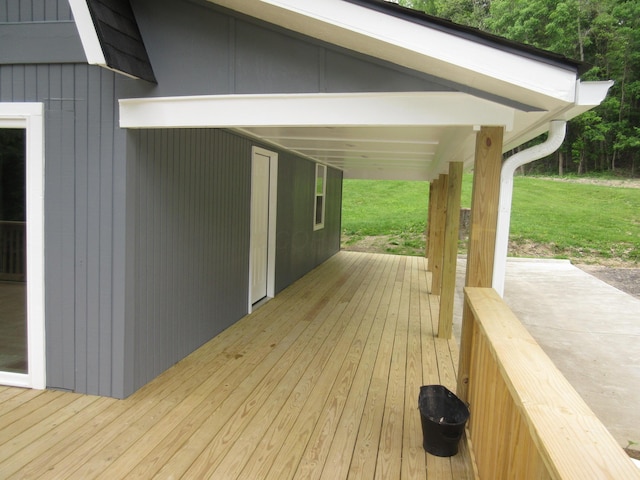 3814 London Hollow Rd NE, Newark, OH 43055 - view of wooden terrace