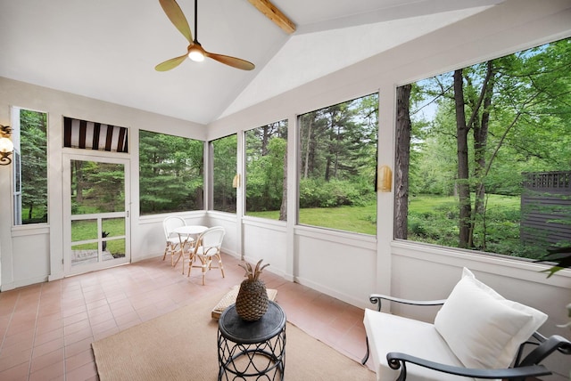 364 Morgan Ln, Columbus, OH 43230 - sunroom / solarium with tile patterned flooring