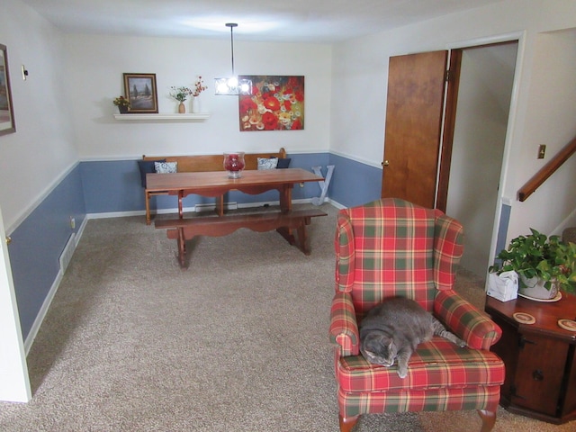 302 W Hubert Ave, Lancaster, OH 43130 - dining space with carpet