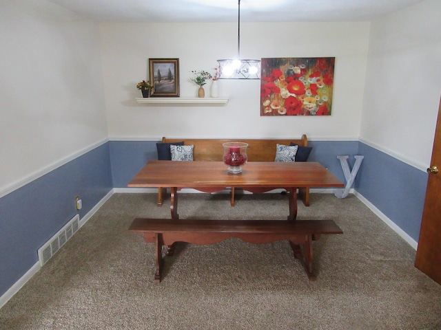 302 W Hubert Ave, Lancaster, OH 43130 - dining room with carpet floors and baseboards
