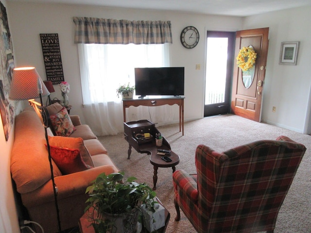 302 W Hubert Ave, Lancaster, OH 43130 - living room with carpet