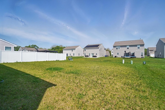 5416 Branchville Dr, Canal Winchester, OH 43110 - view of yard with a trampoline and a residential view