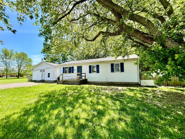 10070 Wolfe Rd, New Vienna, OH 45159 - manufactured / mobile home with metal roof