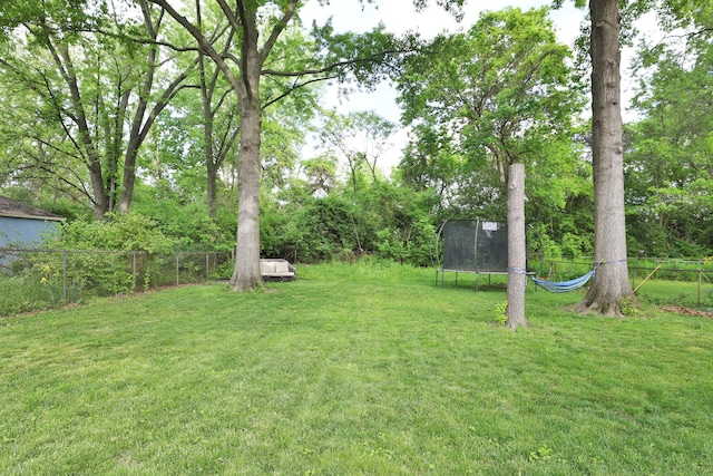 4511 Collingdale Rd, Columbus, OH 43231 - view of yard featuring a trampoline
