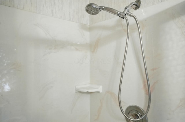 1120 Morning St, Worthington, OH 43085 - bathroom view of a marble finish shower