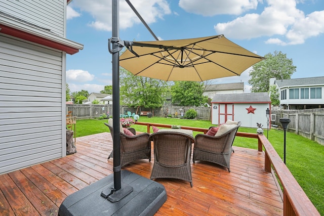 5046 Rolling Rock Ct, Columbus, OH 43229 - wooden deck with outdoor dining space