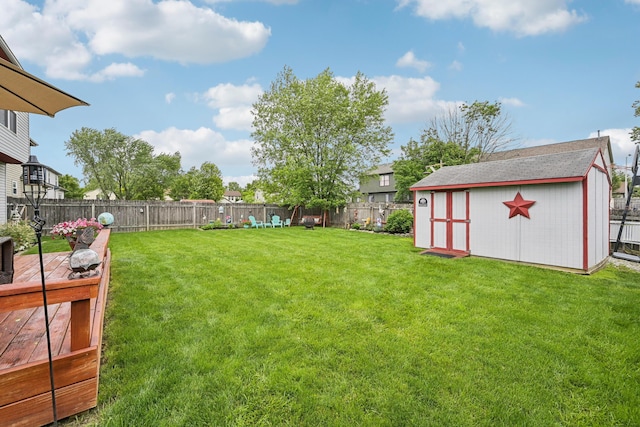 5046 Rolling Rock Ct, Columbus, OH 43229 - view of yard featuring a deck