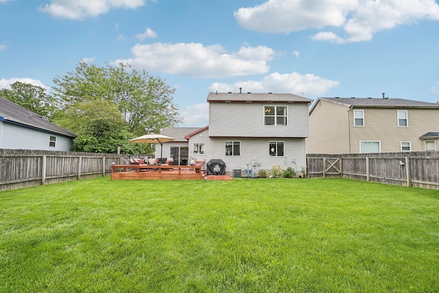 5046 Rolling Rock Ct, Columbus, OH 43229 - rear view of house with central AC unit