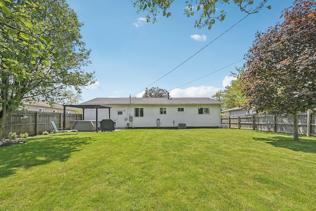 268 Southwood Rd, West Jefferson, OH 43162 - rear view of house with central AC unit