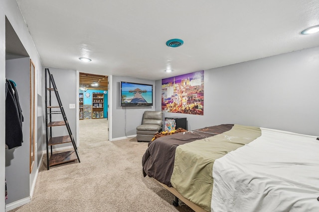 268 Southwood Rd, West Jefferson, OH 43162 - carpeted bedroom with baseboards and recessed lighting