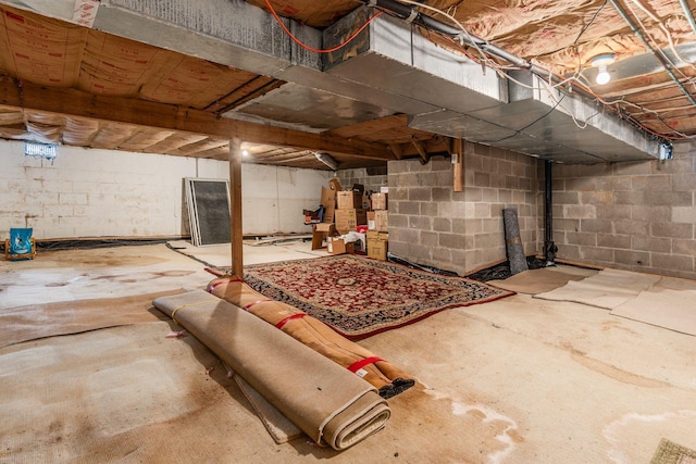 5946 Lisa St, Columbus, OH 43231 - view of unfinished basement