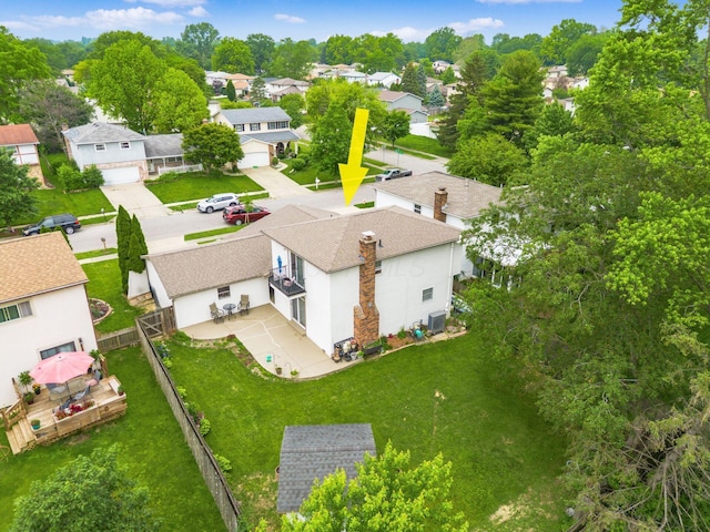 5946 Lisa St, Columbus, OH 43231 - aerial perspective of suburban area