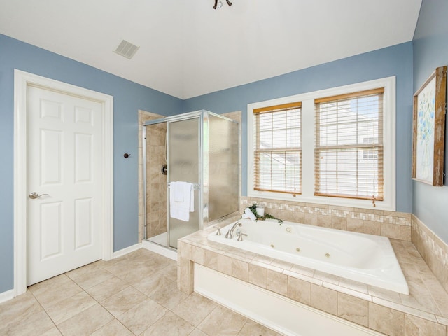 6628 Dalmore Ln, Dublin, OH 43016 - bathroom with a shower stall and a whirlpool tub