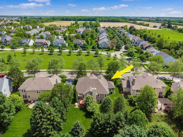 6628 Dalmore Ln, Dublin, OH 43016 - aerial perspective of suburban area