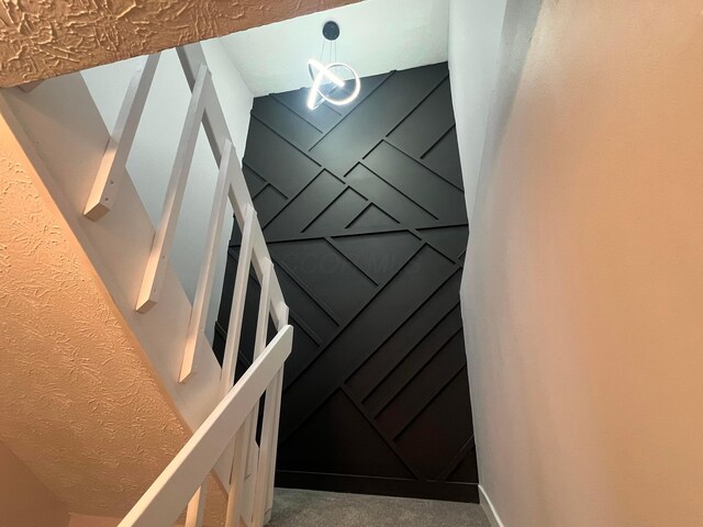 139 Corbins Mill Dr, Dublin, OH 43017 - staircase with carpet
