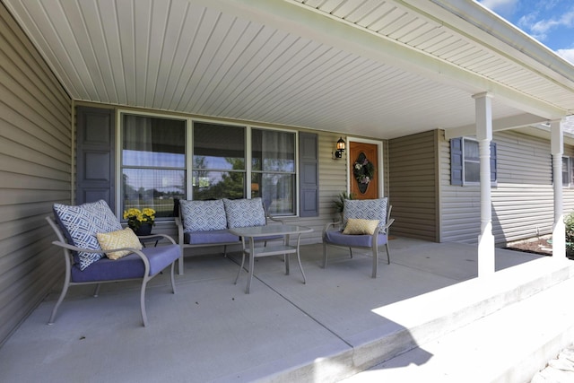 80 Baltimore Somerset Rd NW, Baltimore, OH 43105 - porch with an outdoor living space