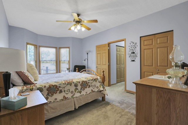 80 Baltimore Somerset Rd NW, Baltimore, OH 43105 - bedroom with light colored carpet and ceiling fan