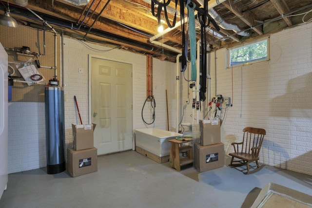 80 Baltimore Somerset Rd NW, Baltimore, OH 43105 - basement with brick wall
