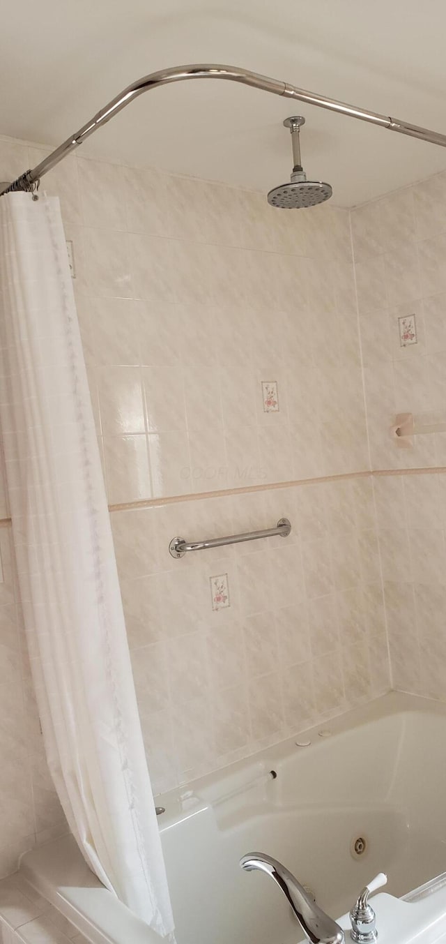 4993 Shadycrest Rd, Columbus, OH 43229 - full bathroom with a combined bath / shower with rainfall shower